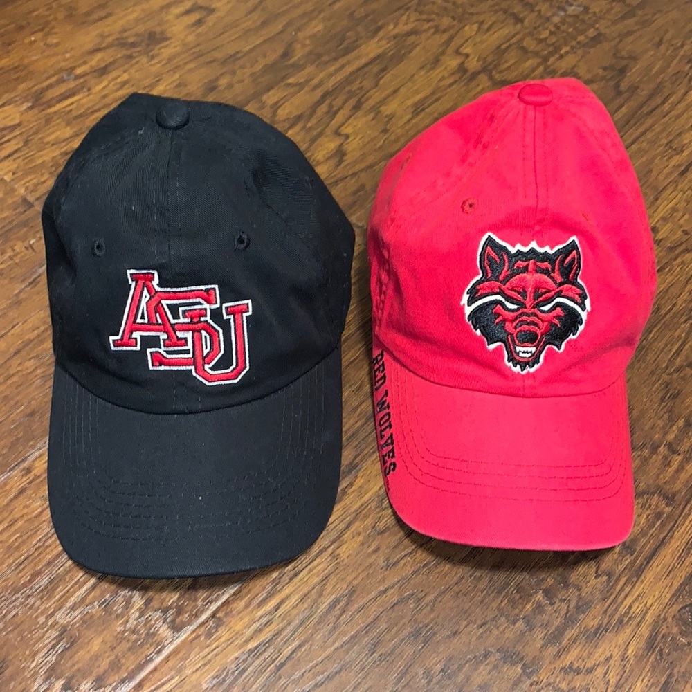 Arkansas State University Red Wolves and ASU baseball hat